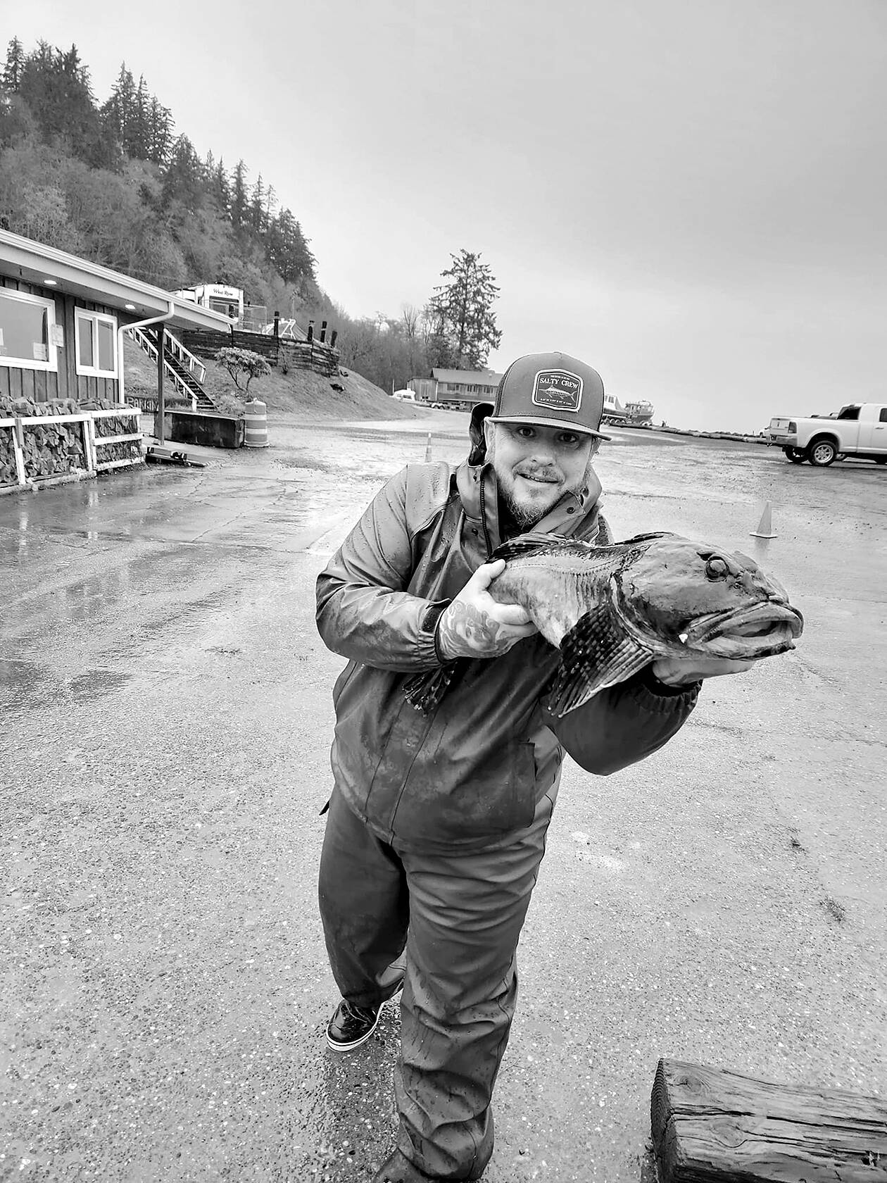 Port Angeles' Anthony Owen caught this blue-mouthed cabezon while fishing off of Sekiu.