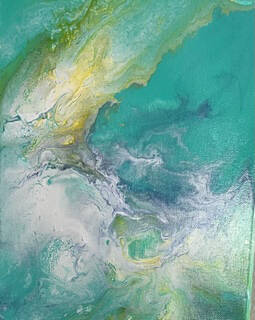 Artwork by Stephanie Kunz, a featured artist at Locally Known Cowork, 112 W. Washington St. during the First Friday Art Walk on May 5. (Stephanie Kunz)