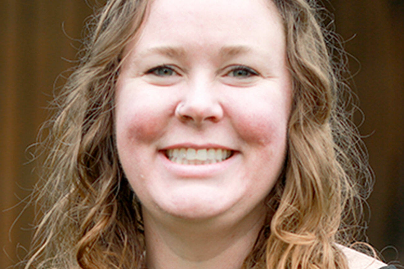 Taylla Sales received Olympic Medical Center’s leadership award for April.