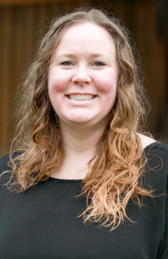 Taylla Sales received Olympic Medical Center’s leadership award for April.