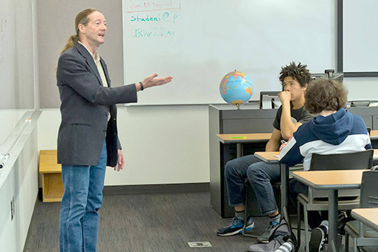 Peninsula College History Professor Michael Casella-Blackburn will offer a lecture and reading focusing on his latest book: Diplomatic Black Hole: Conspiracy and Political Fear in Mid-20th Century America