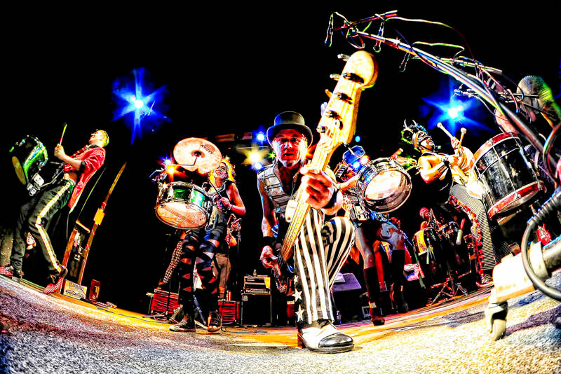 MarchFourth, the party band featuring musicians, dancers and acrobats, is set to play Saturday at the Juan de Fuca Festival in Port Angeles. (Andrew Wyatt)