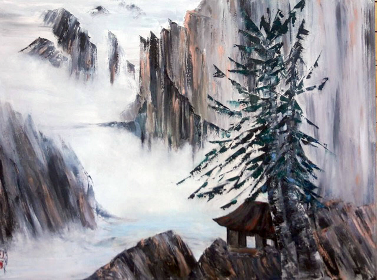 Work by Ann Arscott is on view at Gallery 9.