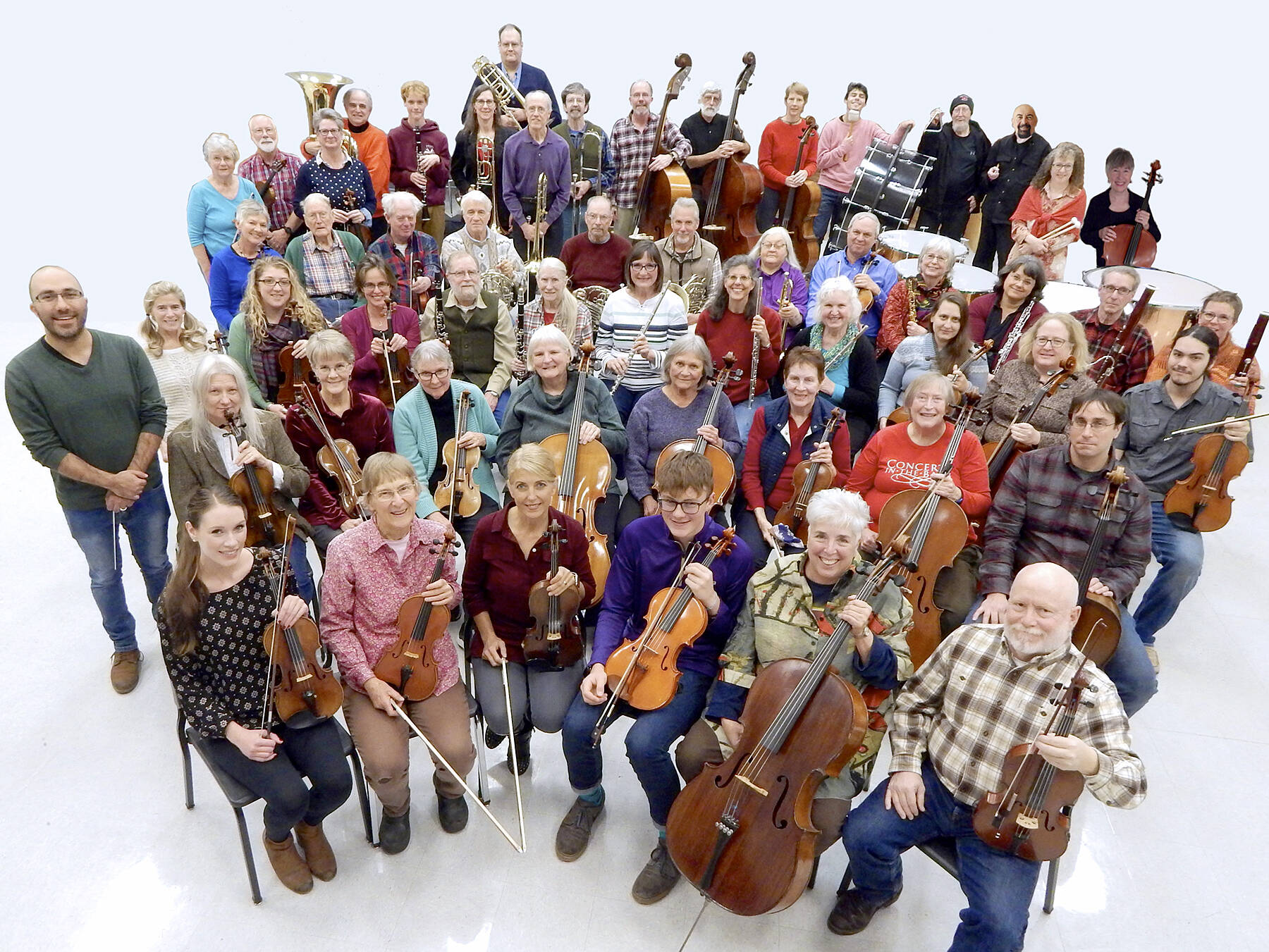 Pamela Roberts
Port Townsend Symphony Orchestra with Conductor and Artistic Director Tigran Arakelyan.