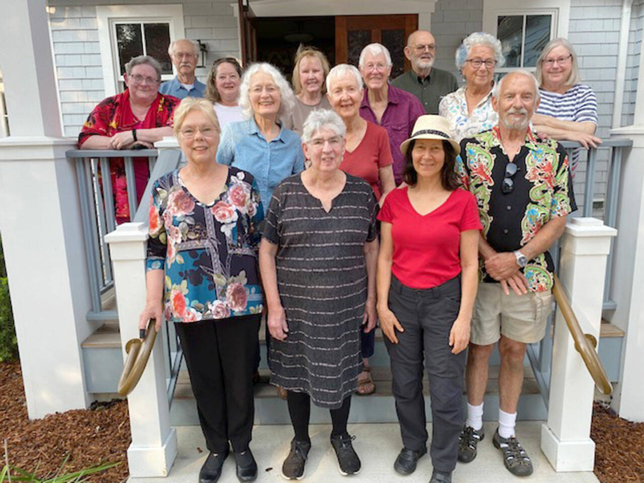 Summertime Singers, from left, back row, are Lee Singer, Douglas Rodgers, Christina Brinch, Mary Munford, Barbara Allen, Galen Clark, Barb Thompson and Sue Reid; middle row, Linda Bach and Helen Lauritzen; and front row, Colleen Johnson, Sydney Keegan, Pilar Grau, Chuck Thompson. Not pictured are Katy Ottaway, Pat Rodgers, Rob Wamstad, Jonathan Stafford, Kathleen Knoblock, Joel Peterson, Kristoffer Lott, Mark Schecter and Will Kalb.