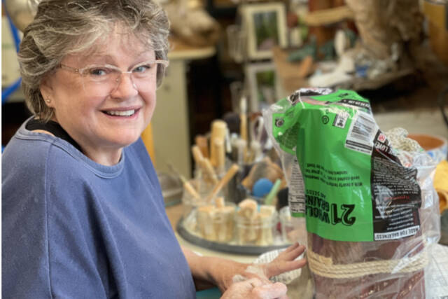 Terri Enck’s ceramics will be featured at Harbor Art Gallery throughout the month of August. (HARBOR ART GALLERY)