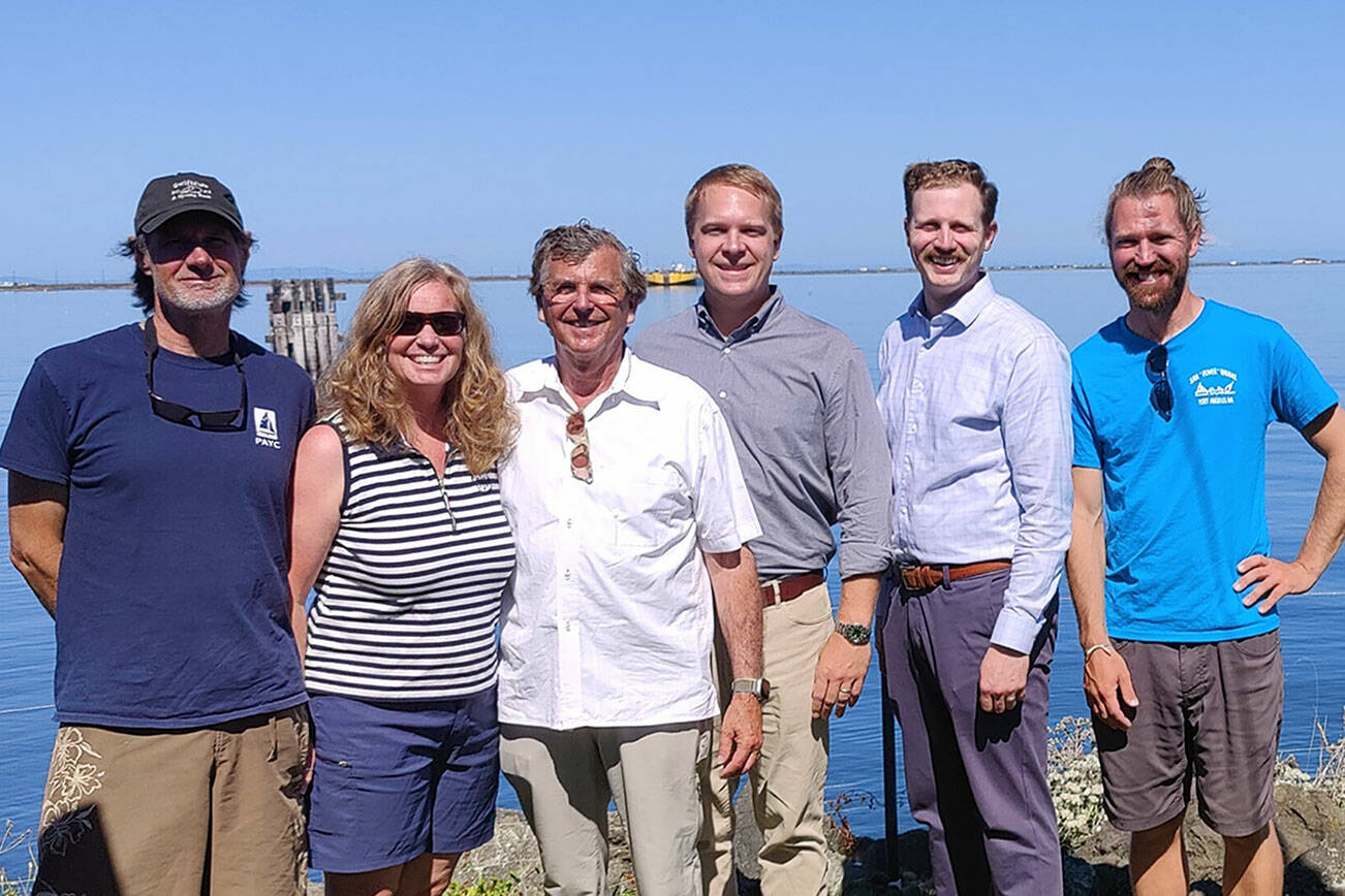 Pictured, from left to right, are: Keith Dahlin, Erika Hanson-Dahlin, Bruce D’Eliscu, Don Ayres IV, Cory Irwin and Eric Lesch.