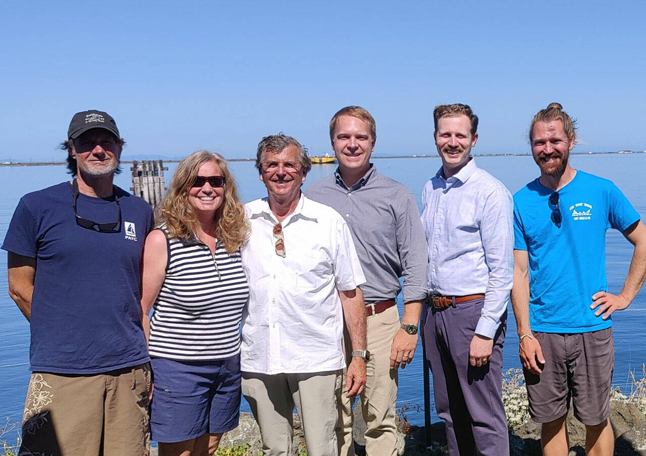 Pictured, left to right, are: Keith Dahlin, Erika Hanson-Dahlin, Bruce D’Eliscu, Don Ayres IV, Cory Irwin and Eric Lesch.