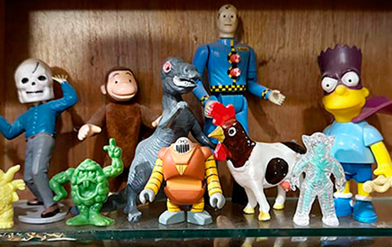 Organizer Corey Edwards said for the inaugural Olympic Peninsula Toy and Collectibles Show on Saturday in the Guy Cole Event Center in Sequim, he encouraged vendors to bring “more vintage, funky items” and he anticipates a “spread of 1950s toys to more modern, rarer toys.” (Olympic Peninsula Toy and Collectibles Show)