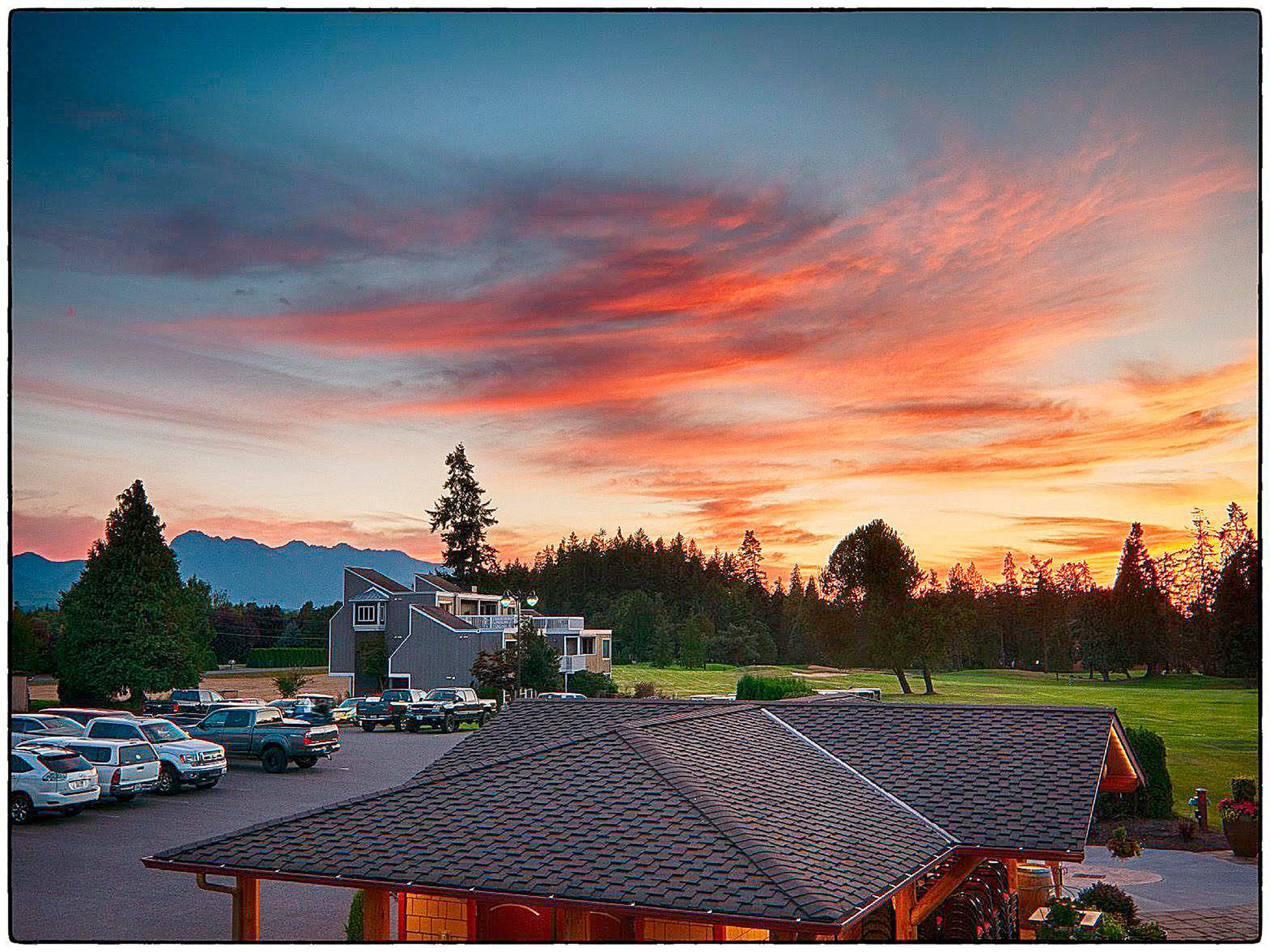 The Cedars at Dungeness, seen in September 2017, will temporarily close its golf course and driving range in late September to replace its irrigation system. (Bob Lampert)