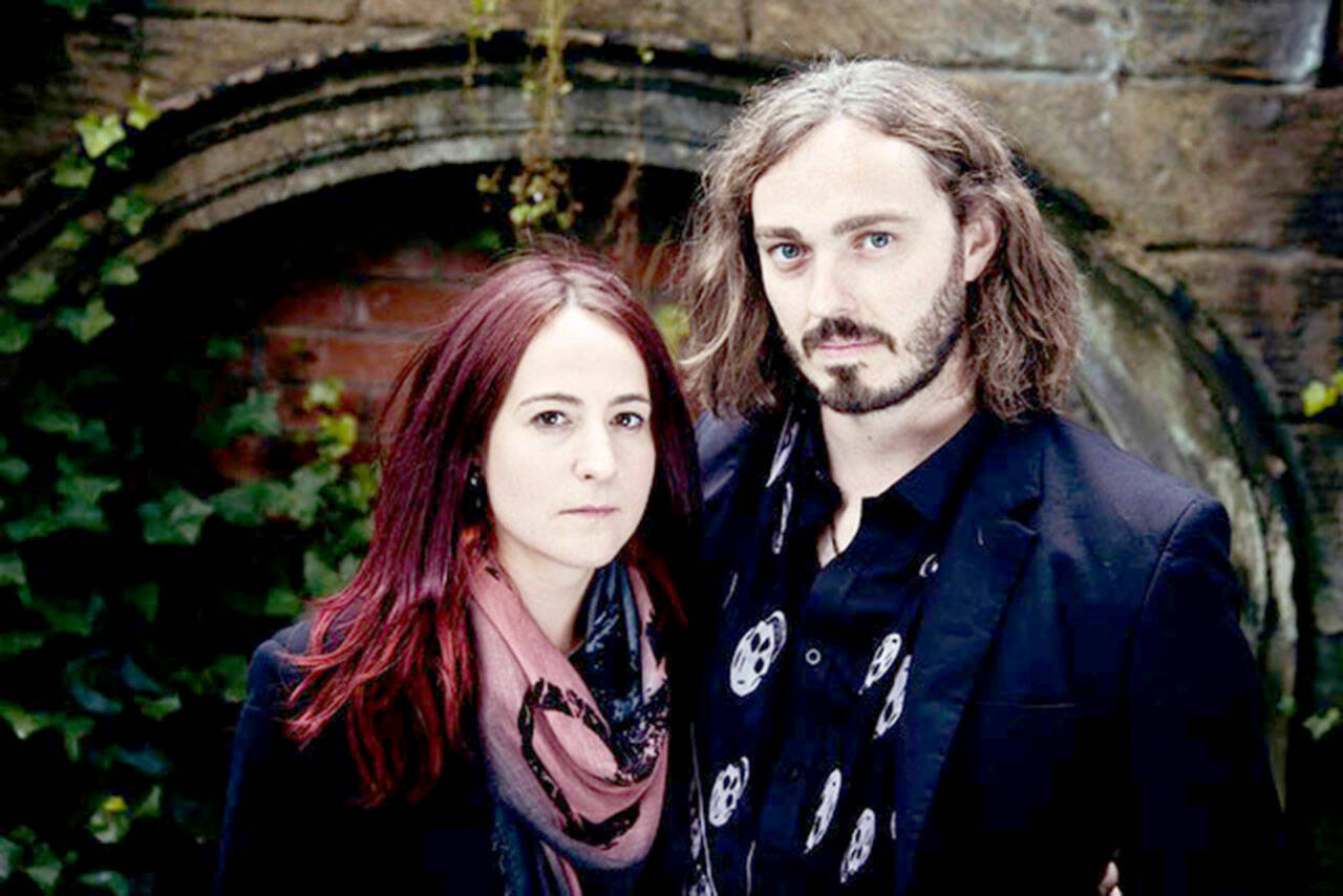 The Black Feathers, made up of Ray Hughes and Sian Chandler.