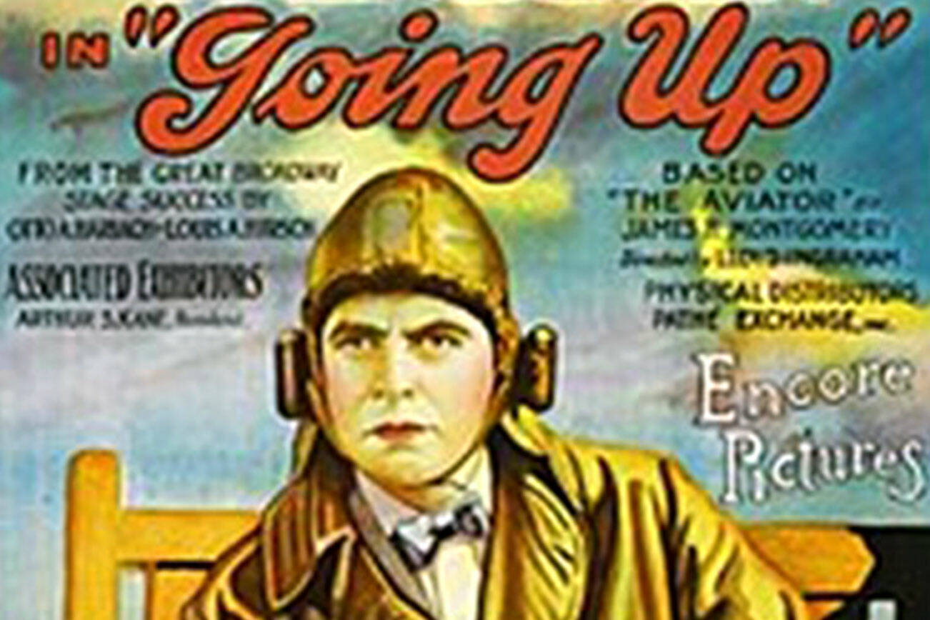 The other image is a movie poster for “Going Up” which I reference in my article.