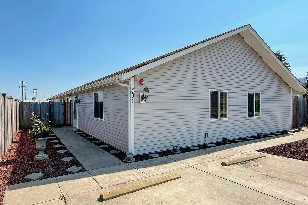 Photo courtesy Sarge’s Veterans Support
This home, now called Minsky Place, on the 400 block of Salal Place in Sequim is being remodeled to become the permanent home for six elderly veterans. It tentatively opens next spring.