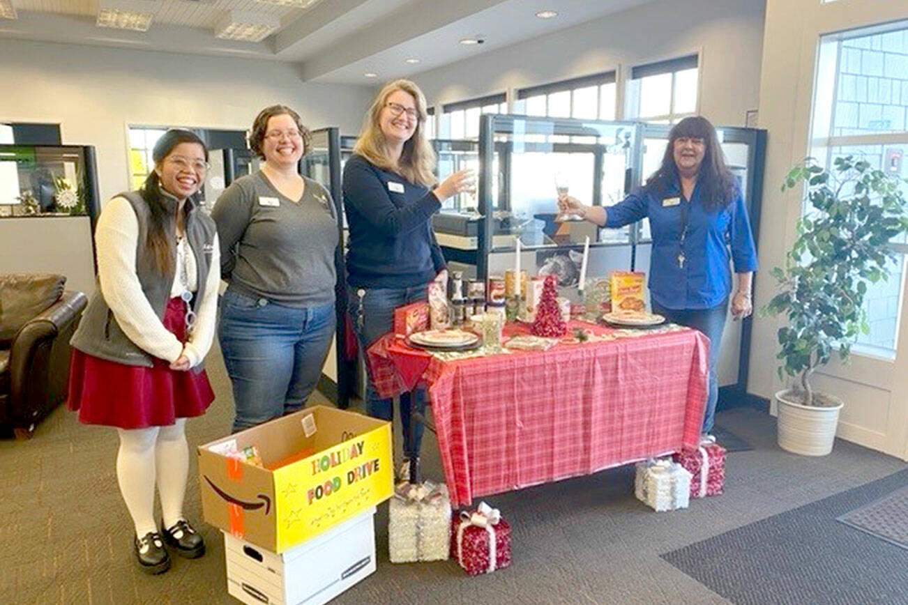 Pictured, left to right, are Maria Catuira, Sarah Hoagland, Elin Seever and Julie Hatch.