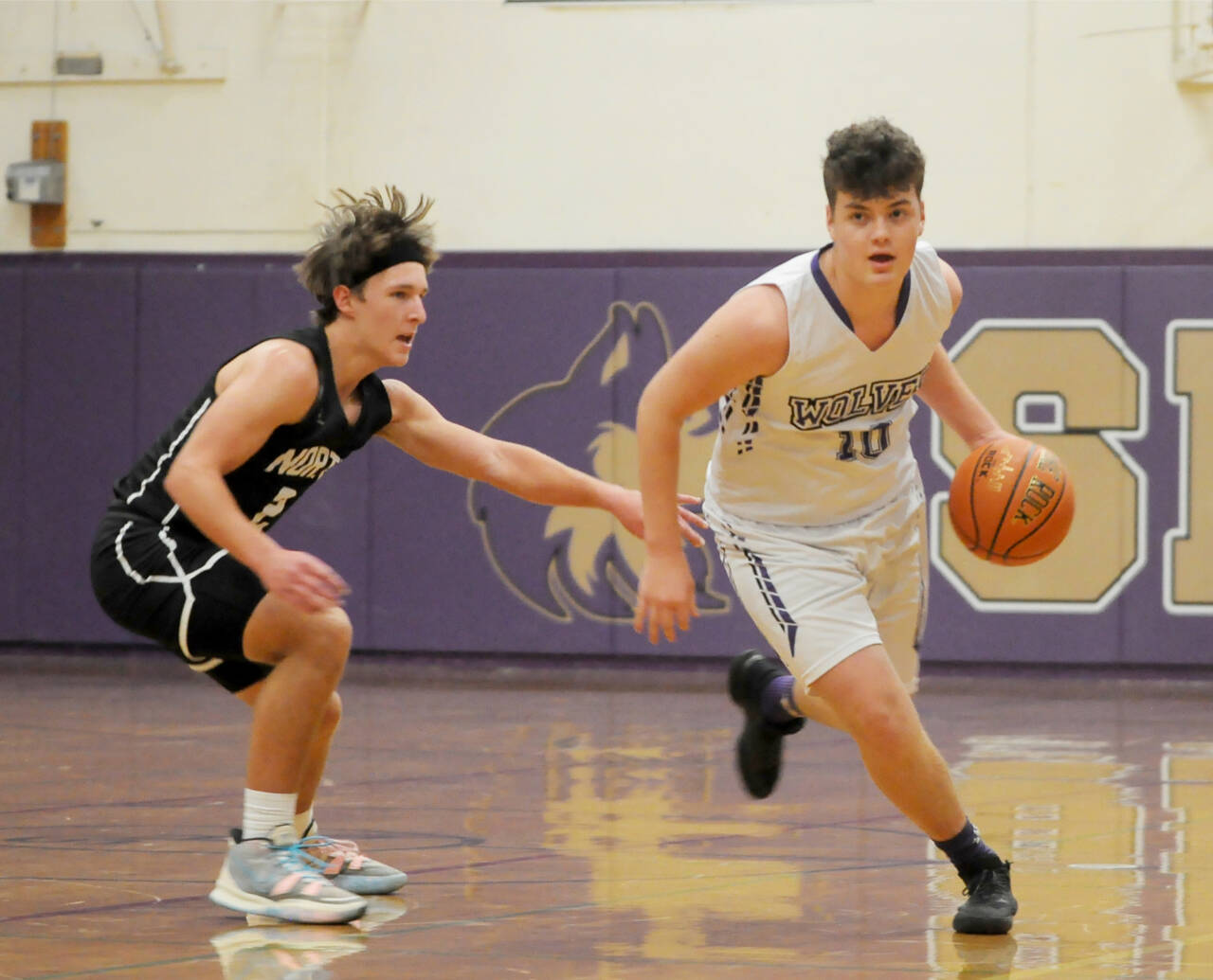 Keenan Green, 10, will be one of the big scoring leaders this year for the Wolves, who are off to a 2-0 start in nonleague play. They begin league play Friday at Bainbridge. (Michael Dashiell/Olympic Peninsula News Group)
