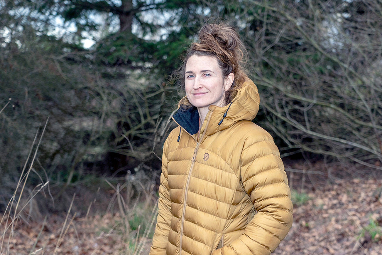 Steve Mullensky/for Peninsula Daily News

Christina Ballew outside Kai Tai Lagoon in Port Townsend on Friday.