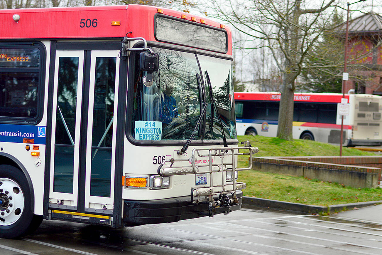 The No. 14 Kingston Express bus departs Port Townsend in the morning and afternoon Monday through Saturday. Diane Urbani de la Paz/For Peninsula Daily News