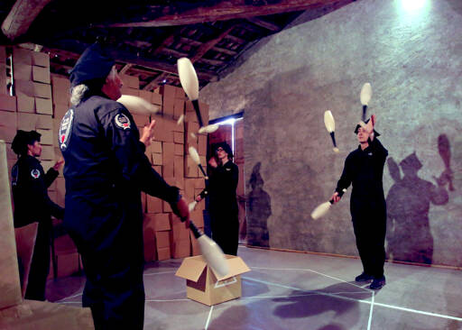 The Flying Karamazov Brothers will perform Friday through Sunday in Port Townsend.