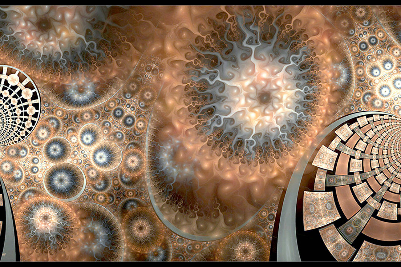 Cory Ench's fractal art will be on display at Studio Bob's.