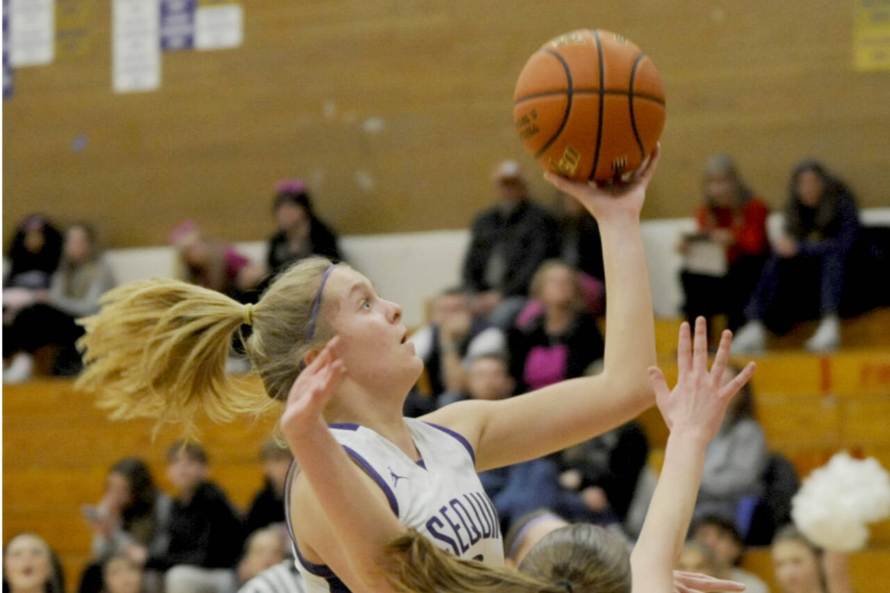 Sequim’s Jolene Vaara was named the Olympic League MVP and defensive player of the year. (Michael Dashiell/Olympic Peninsula News Group)