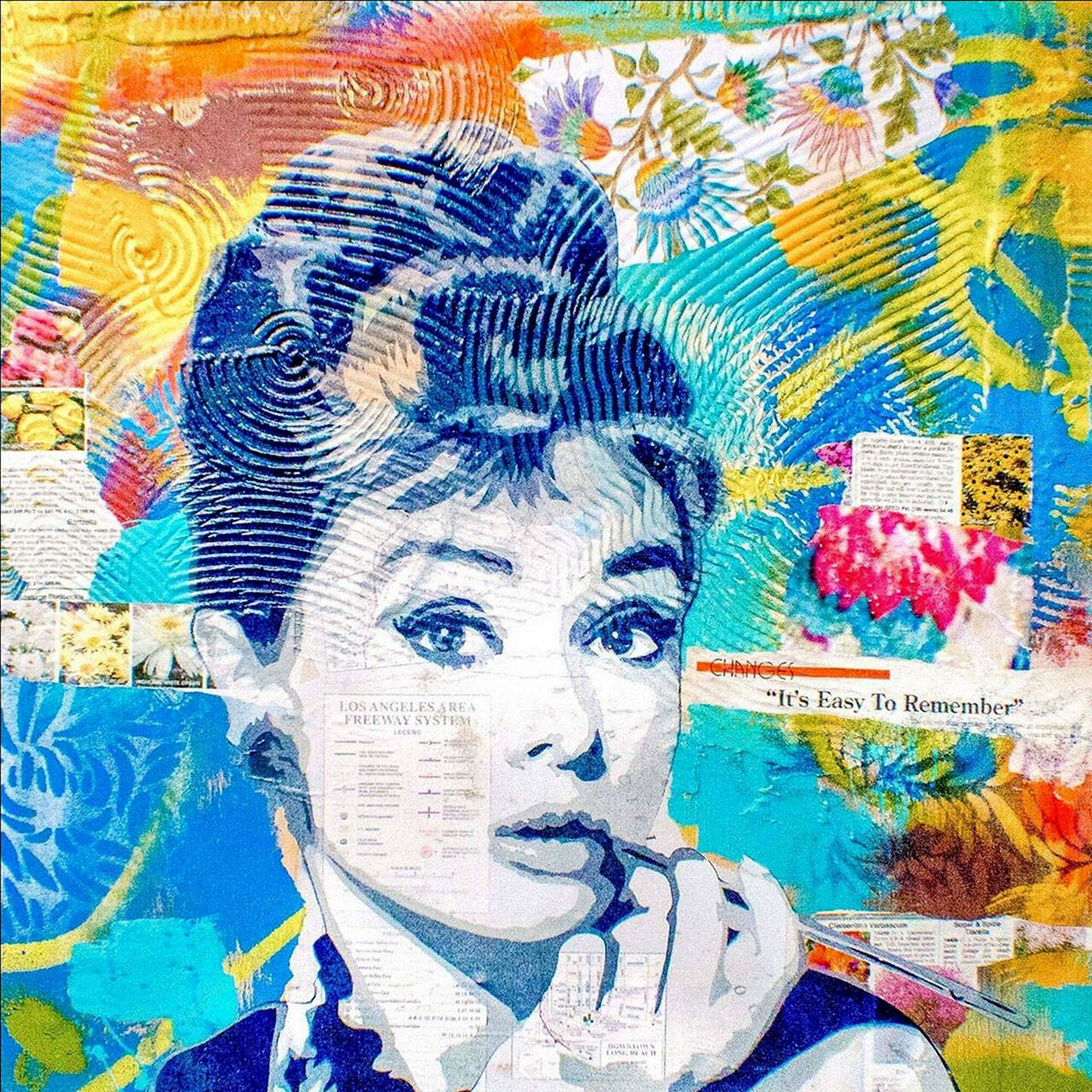 “Autumn Audrey” is by Cory Bennett, who will teach “Mixed Media Painting from Start to Finish” March 14-April 16 at Northwind Art School in Port Townsend. (Cory Bennett)