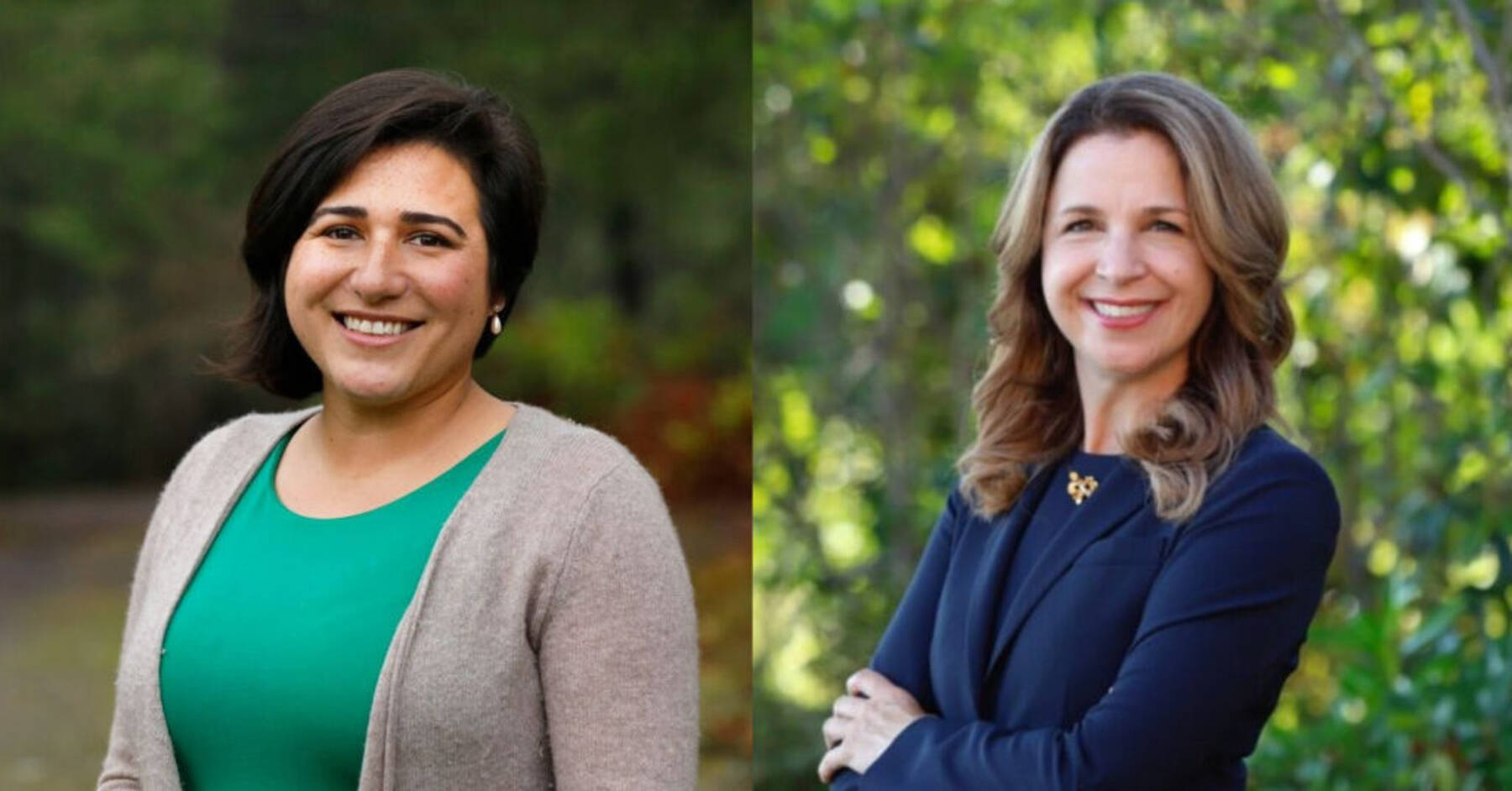 Emily Randall, left, and Hilary Franz.