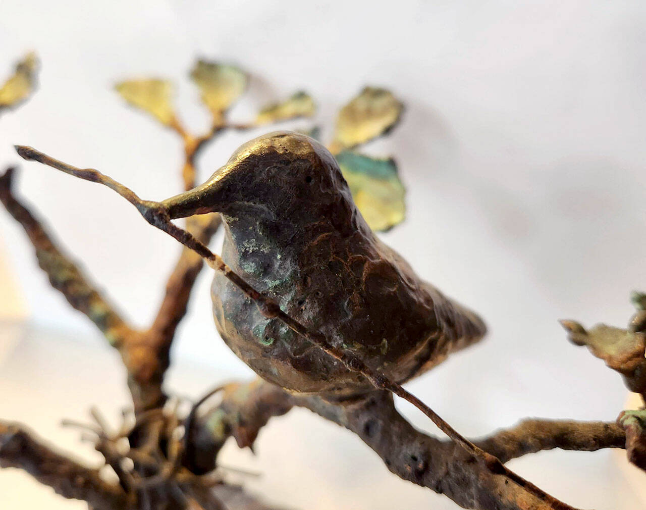 Kevin Willson’s sculpture “Builder” will be on display at Harbor Art Gallery.