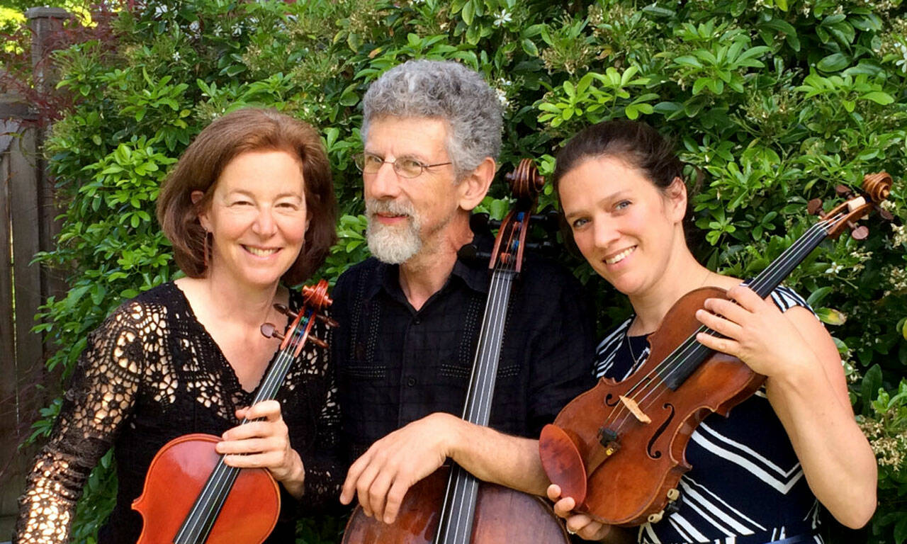 The Fulton Street Chamber Players including, from left, Rachel Swerdlow, Walter Gray and Cordula Merks, will be joined by Stephen Balderston and John Weller, not pictured, at Concerts in the Barn this weekend.