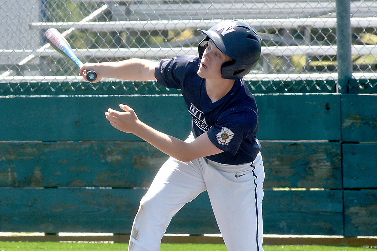 KEITH THORPE/PENINSULA DAILY NEWS
Wilder Jr.. batter Hunter Stratford takes his turn at bat in the third innning against Sting AAA on Thursday at Volunteer Field in Port Angeles.