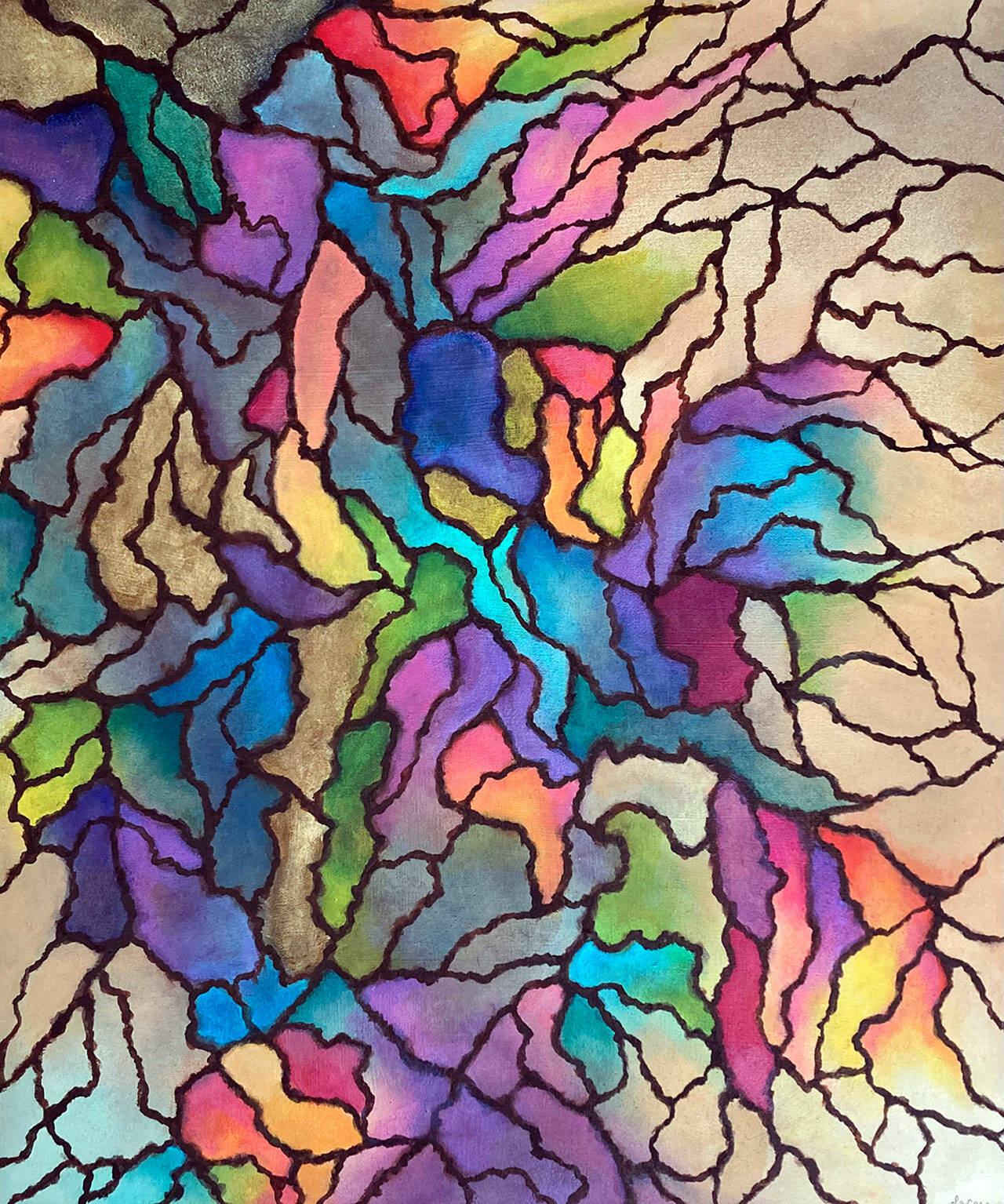 “AOM — Color Me Golden,” by JoAnna Caro.