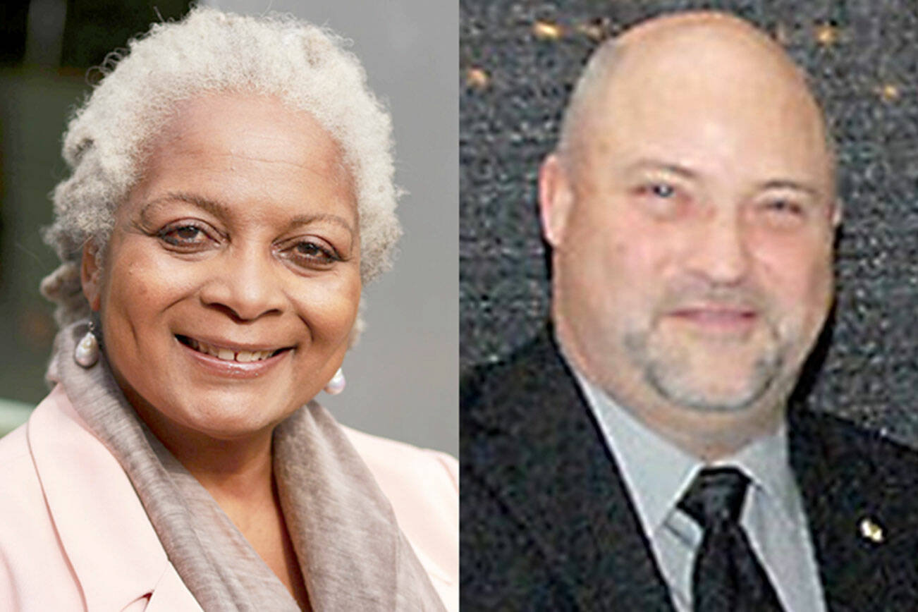 Phyllis Bernard, left, and Ken Simpson.