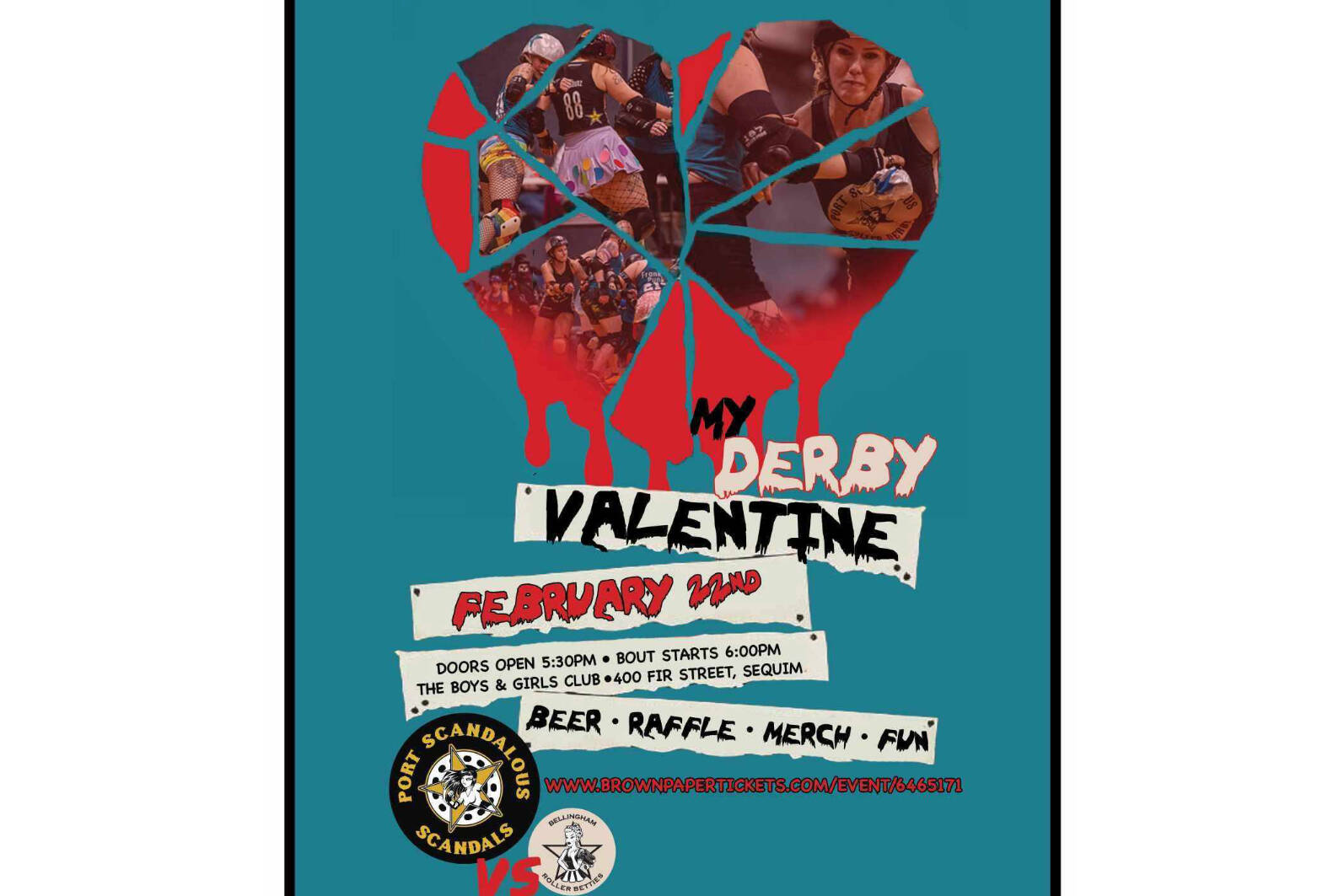 The Port Scandalous Roller Derby League begins Feb. 22 at the Sequim Boys & Girls Club.