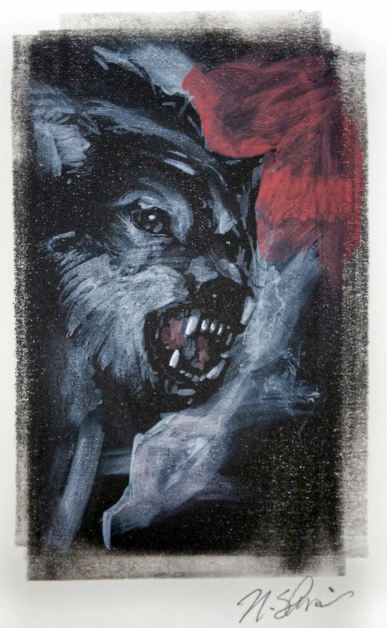 “Lupophobia” by Nathan Shields will be featured during the Second Saturday Art Walk in Port Angeles.