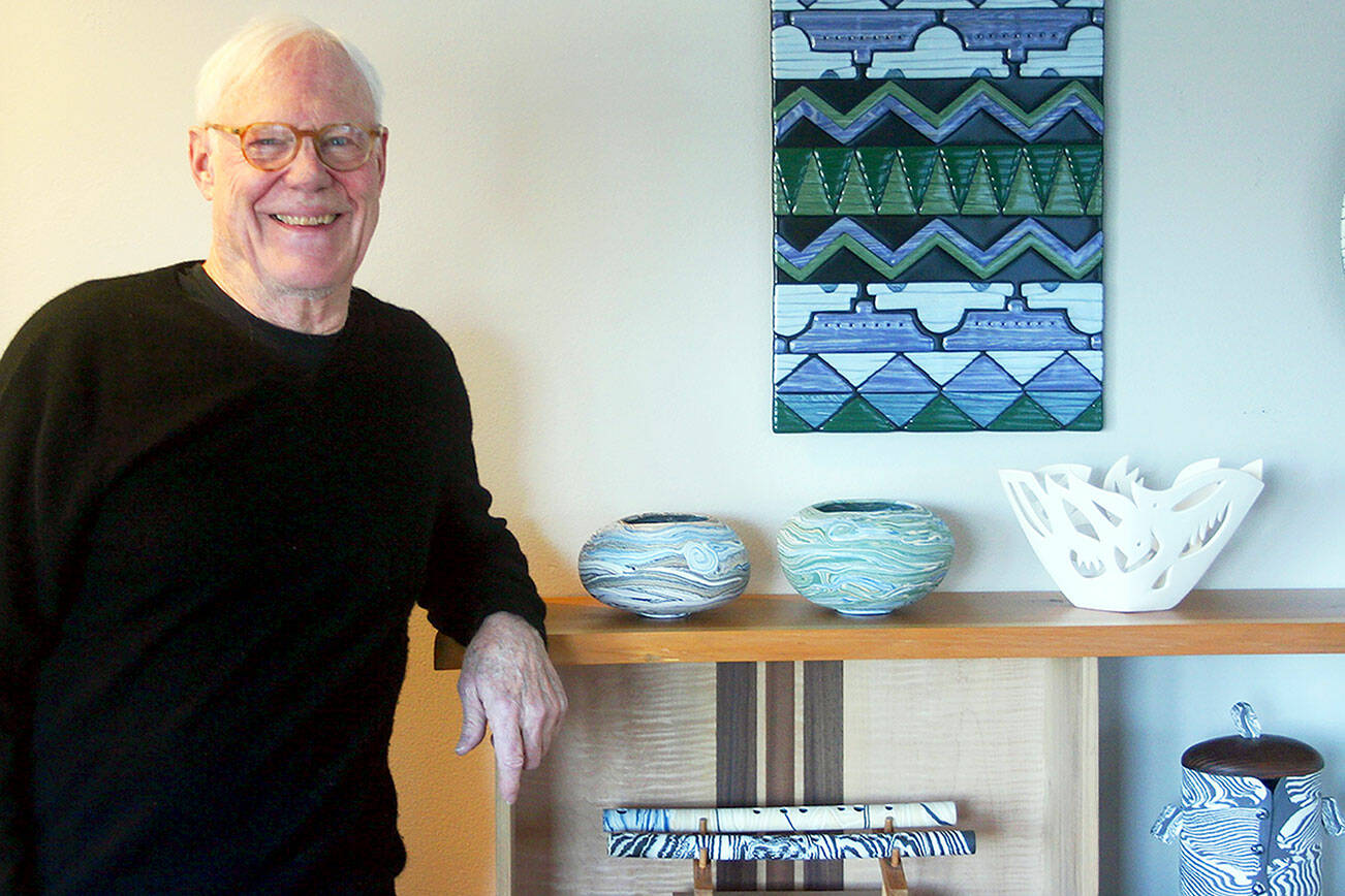 Rick Stafford, one of the local artists with creations on view at Northwind Art’s Jeanette Best Gallery, will give a free talk on his career on Sunday. (Rick Stafford)
