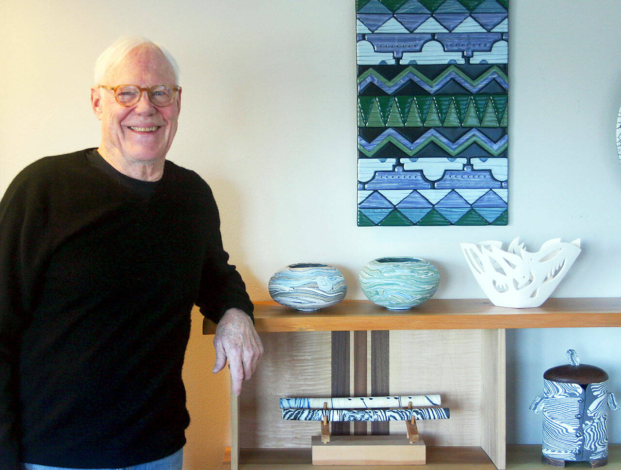 Rick Stafford, one of the local artists with creations on view at Northwind Art’s Jeanette Best Gallery, will give a free talk on his career on Sunday. (Rick Stafford)