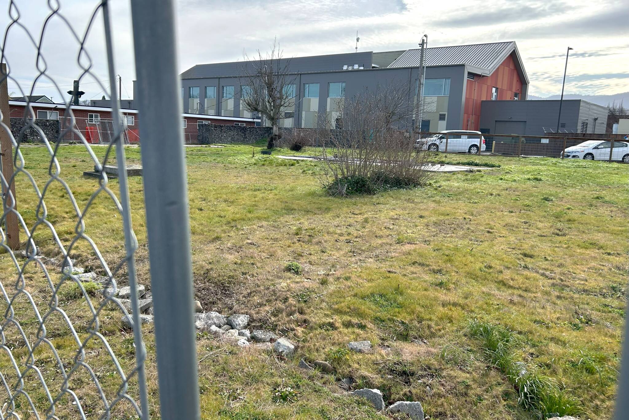 A new parking lot for Sequim city staff is slated to be finished sometime this summer. City council members agreed to a contract with Hoch Construction of Port Angeles to build the lot. (Matthew Nash/Olympic Peninsula News Group)