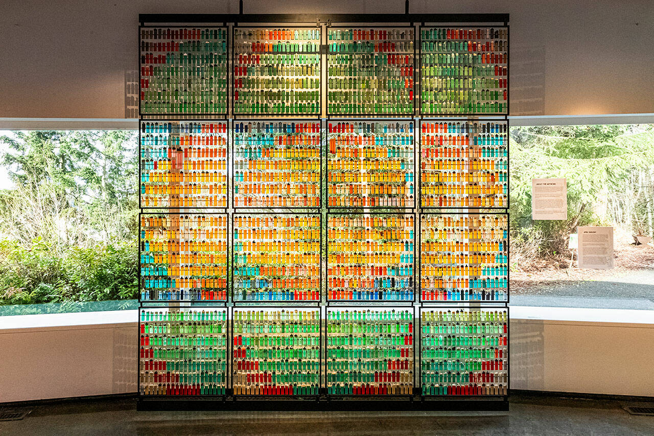 April Surgent’s “Portrait of an Ocean” will be part of the Water Connects Us All exhibit that is the inspiration for Thursday’s Civic Minds and Creative Hearts presentation.