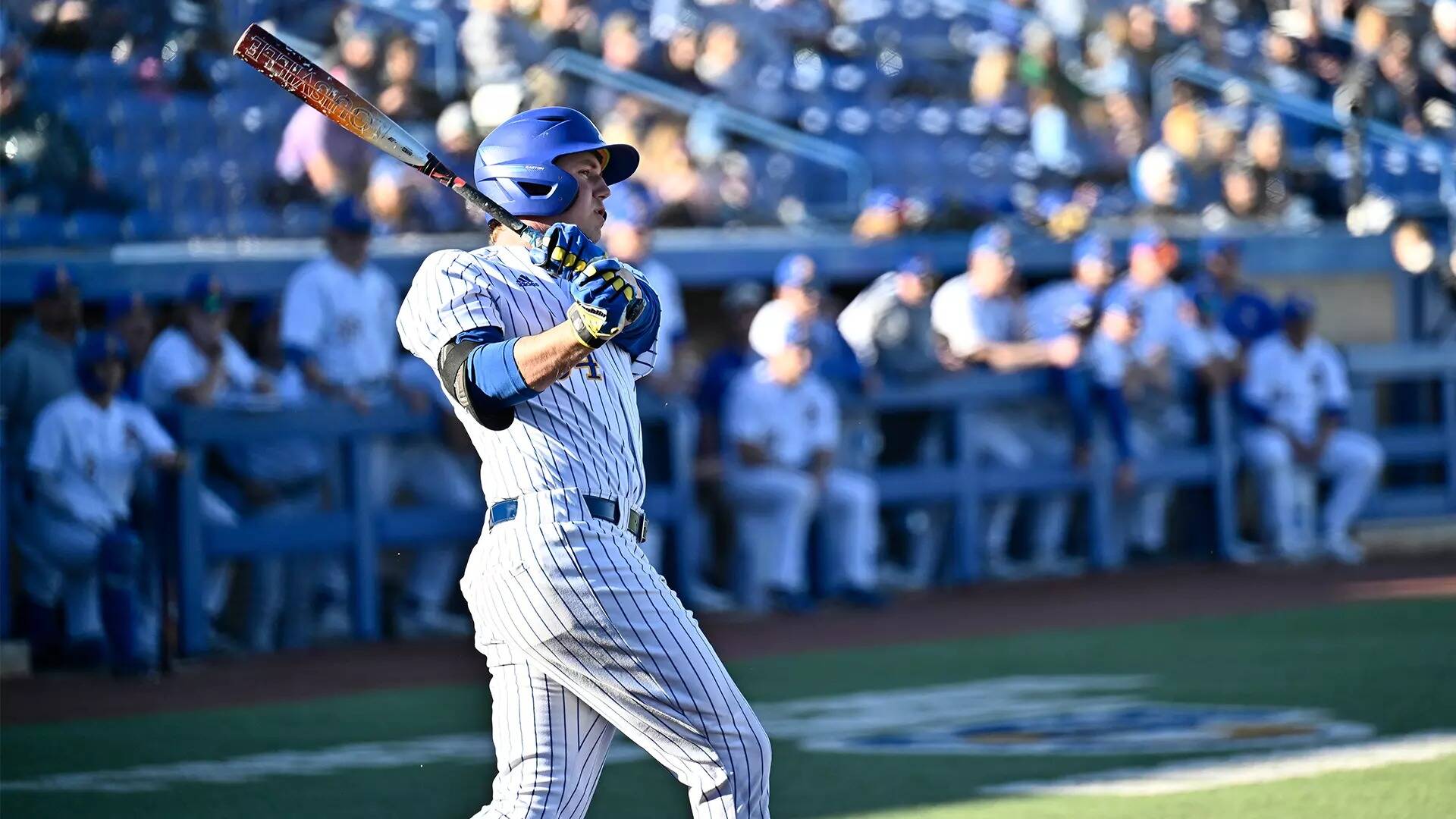Angelo State Athletics 
After earning All-Lonestar Conference honors for the University of Texas Permian Basin, Port Angeles’ Ethan Flodstrom is on a tear for top-ranked Angelo State this spring.