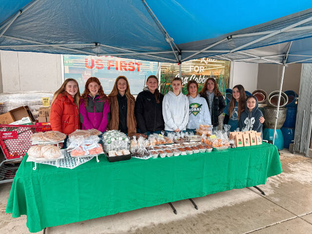 Earlier this month, the Neon Rider 4-H group held a very successful fundraising bake Grocery Outlet in PA .Photo by Katie Salmon-Newton.
