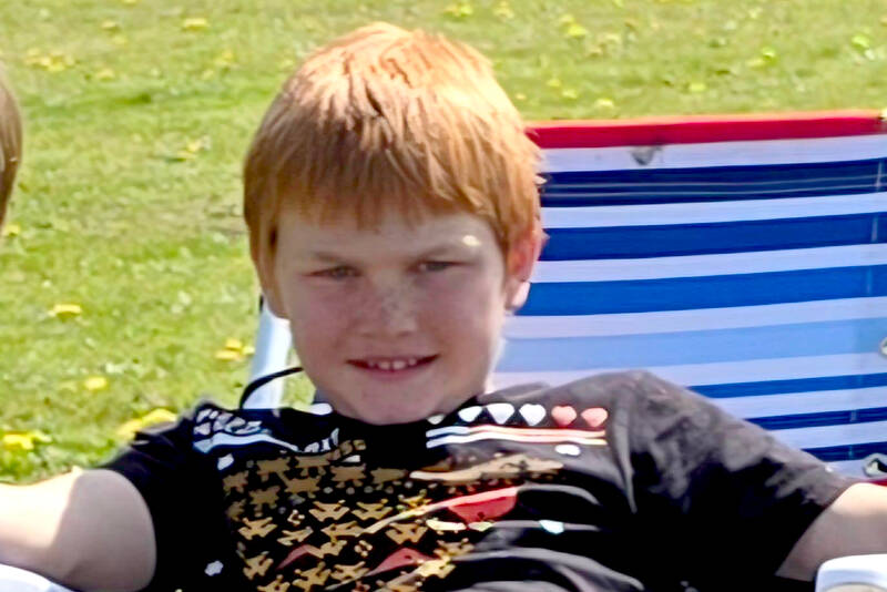 Mason Combs is 4 feet, 3 inches tall and has red hair, according to the Clallam County Sheriff’s Office. (Clallam County Sheriff’s Office)