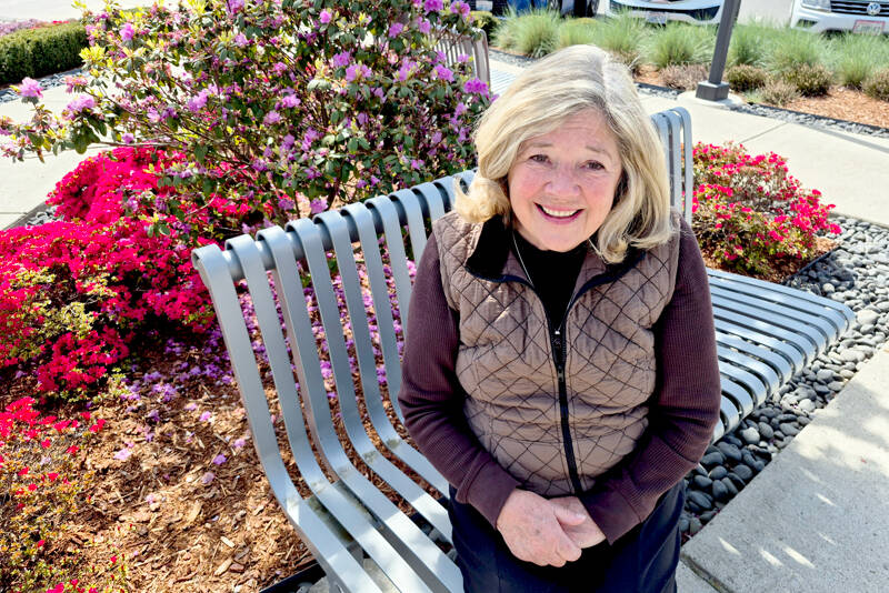 Gail Ralston, 70, is closing in on the all-time sales record for the Olympic Medical Center Foundation’s Great Olympic Peninsula Duck Derby. (Leah Leach/for Peninsula Daily News)