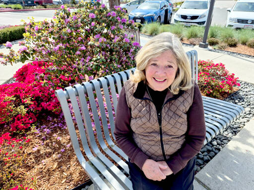 Gail Ralston, 70, is closing in on the all-time sales record for the Olympic Medical Center Foundation’s Great Olympic Peninsula Duck Derby. (Leah Leach/for Peninsula Daily News)