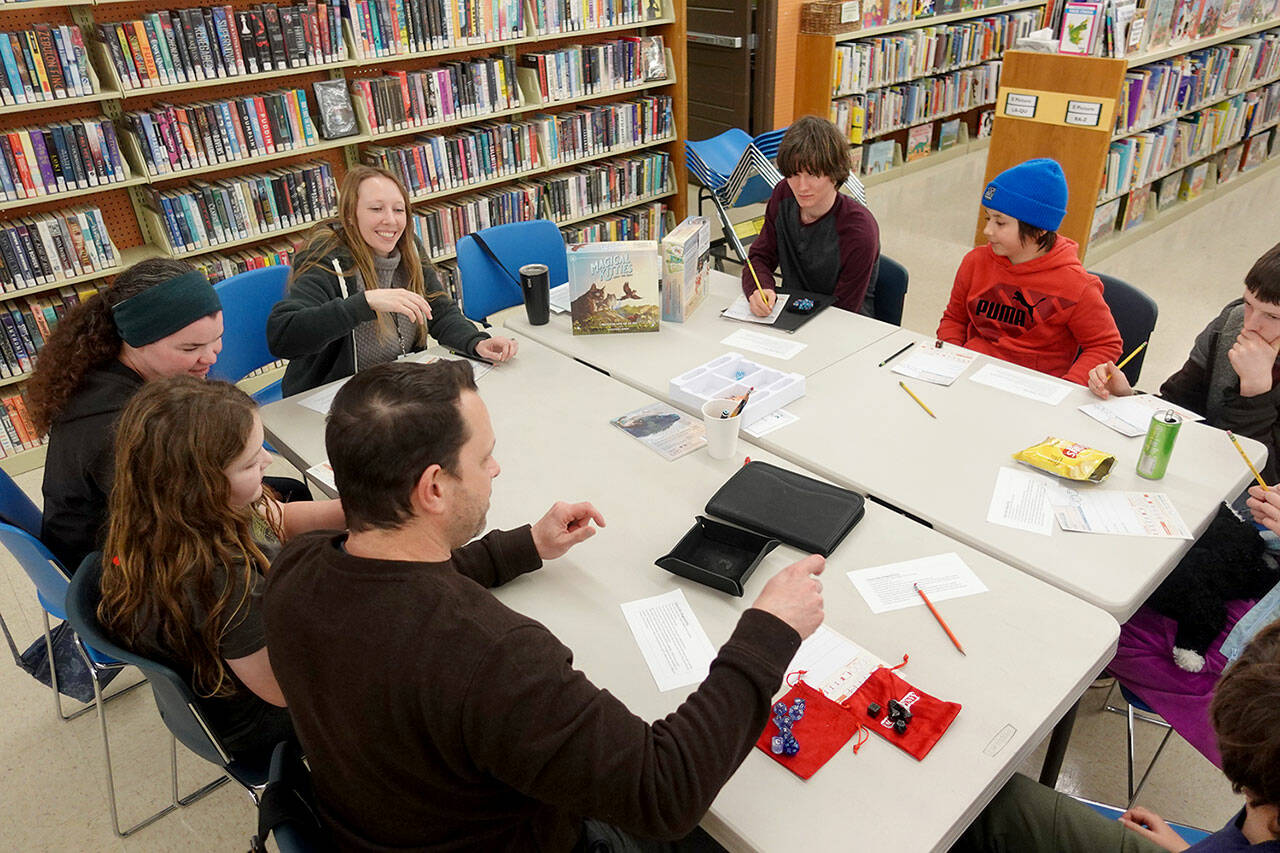 Utilizing funding from the Institute of Museum and Library Services, tabletop game programming is offered at the North Olympic Library System.