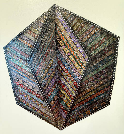 In a free talk Sunday, Elissa Greisz will discuss artworks including “Like a Siren’s Song” at Northwind Art’s Jeanette Best Gallery in Port Townsend. (Diane Urbani/Northwind Art)