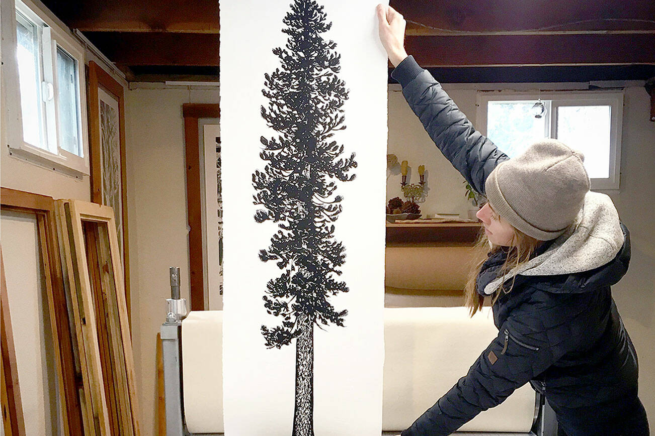 Kelli MacConnell, whose printmaking studio is in Chimacum, is among the artists who will show their work at Northwind Art’s Jeanette Best Gallery in downtown Port Townsend. (Kelli MacConnell)