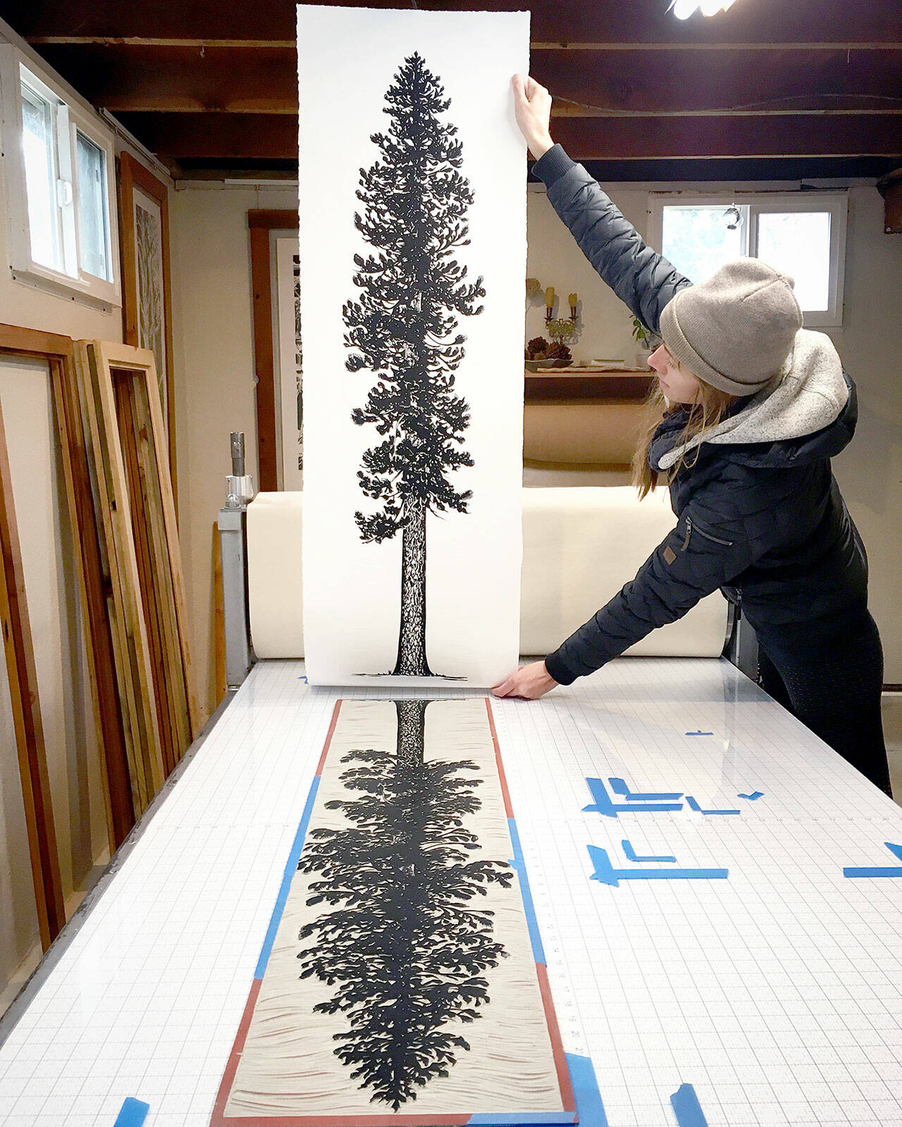 Kelli MacConnell, whose printmaking studio is in Chimacum, is among the artists who will show their work at Northwind Art’s Jeanette Best Gallery in downtown Port Townsend. (Kelli MacConnell)