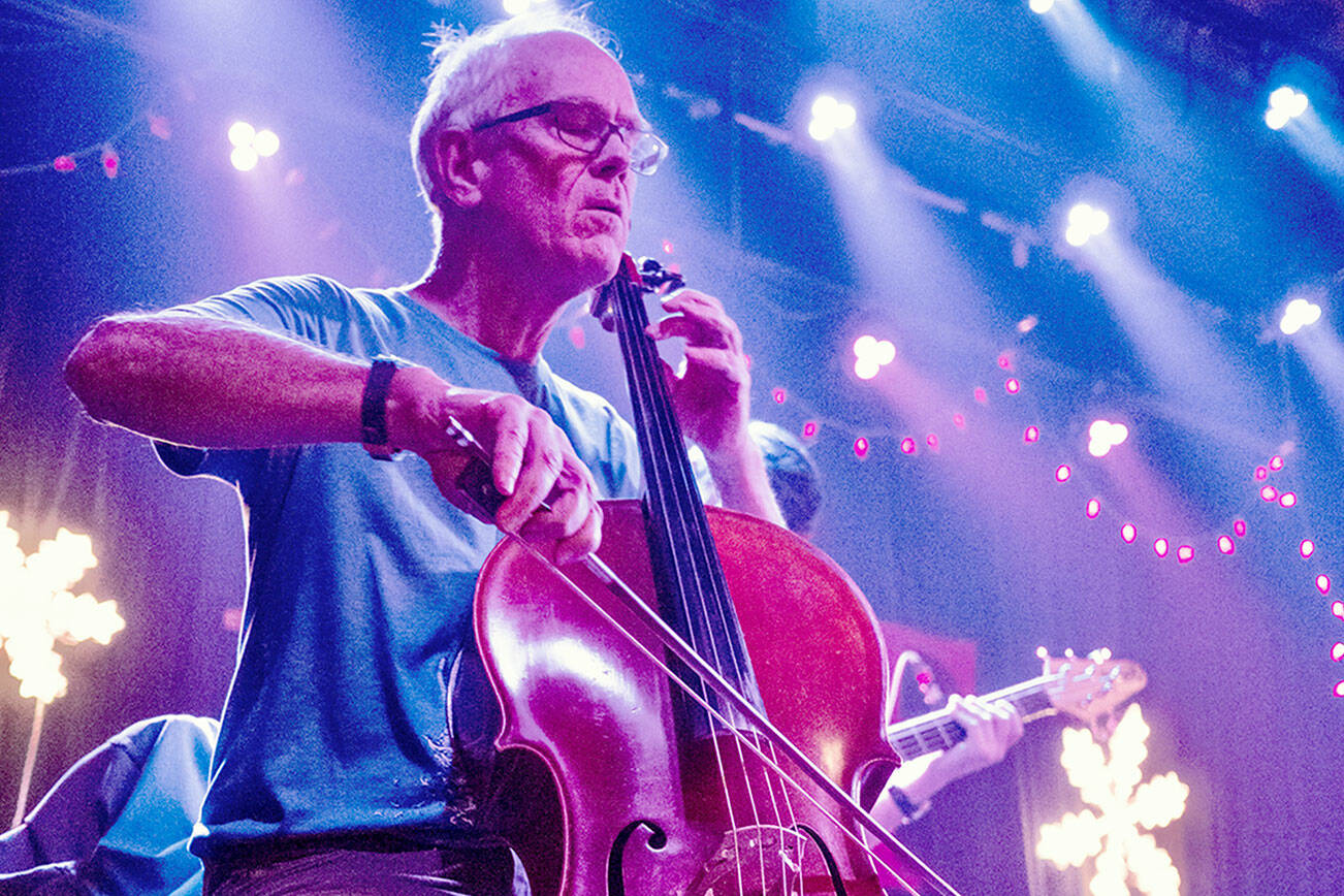 Composer Philip Hirschi performing.