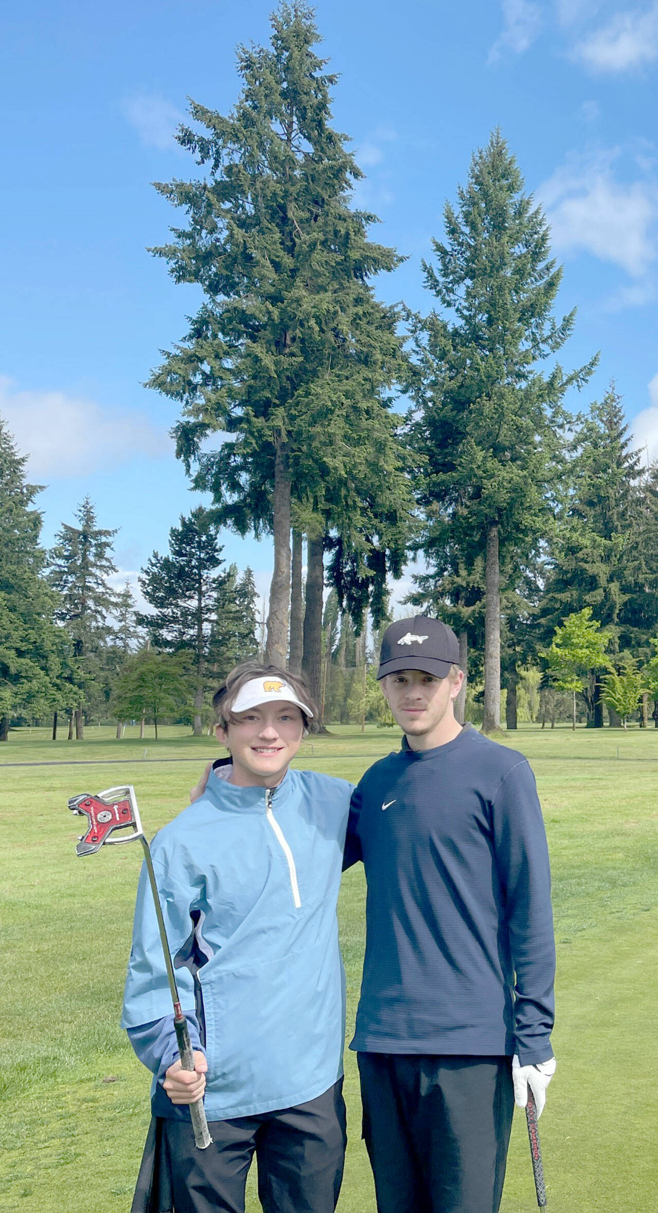 Port Angeles’ Cale Wentz and Austin Worthington finished tied for 21st and tied for 33rd at the boys’ Class 2A State Golf Tournament at The Riverside Golf Club in Chehalis.