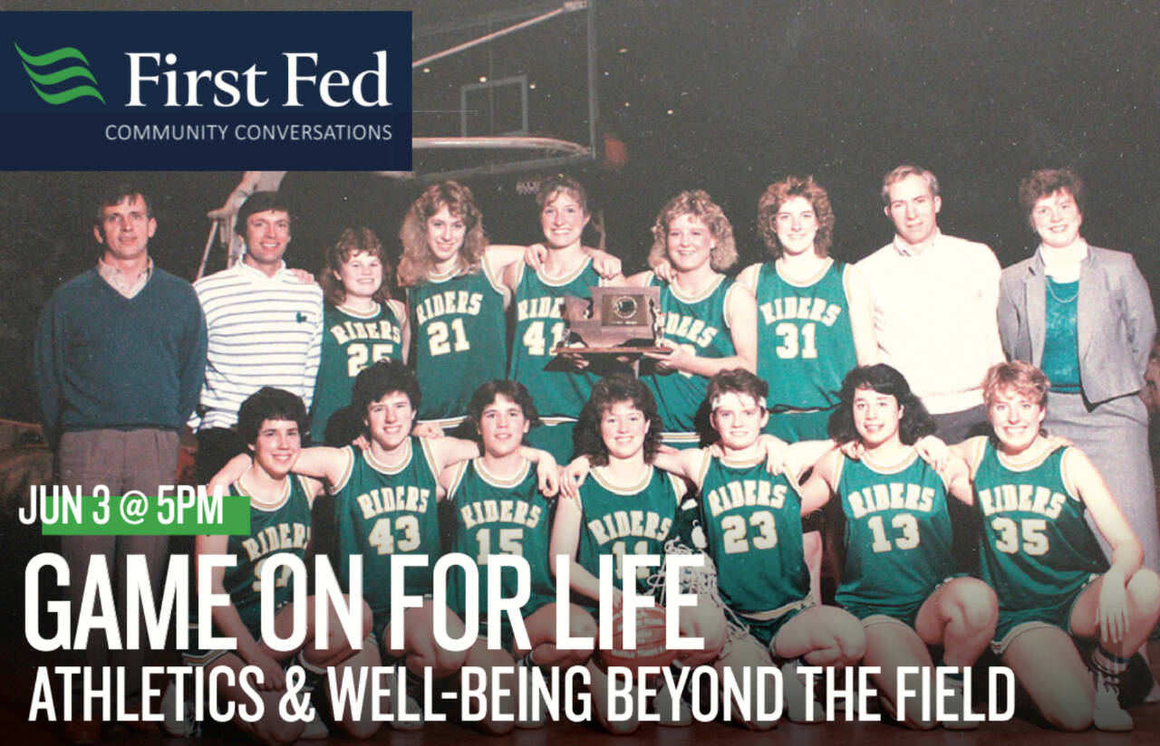 Leigh Morgan and the 1986 Port Angeles girls basketball team finished second on the state. Morgan will be the moderator of a "Game On For Life" event at the Port Angeles Field Arts and Events Hall on June 3.