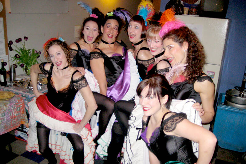 Cancan dancers such as these will perform at Hog Wild Goes to Moulin Rouge on June 28 at Field Arts & Events Hall in Port Angeles. (EnJoy)
